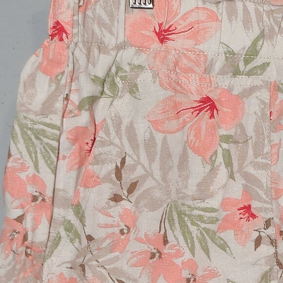 Pink  - Briggs Ladies’ Linen‎ Blend Short - Picture 4 of 5